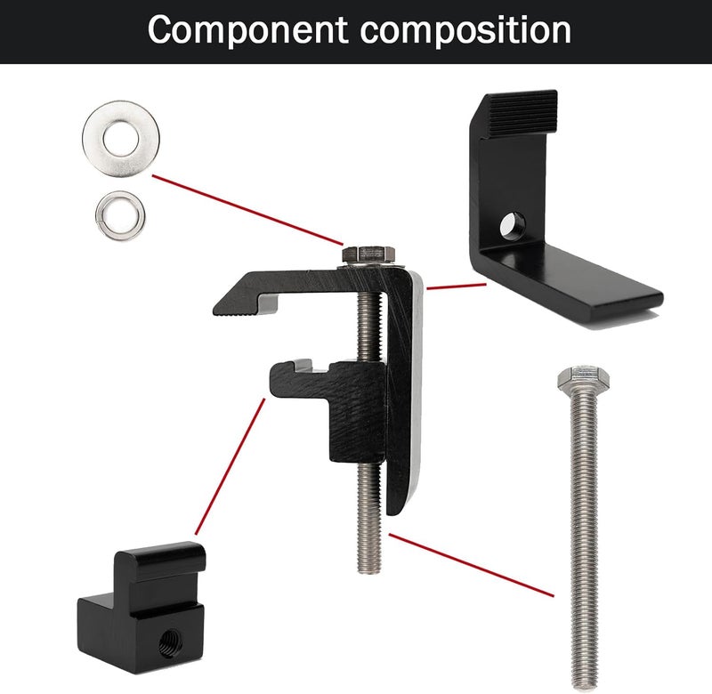 Xiaoyudou Mounting Clamps for Truck Cap Camper Shell Toyota Tacoma/Tundra - 8 PCS - Image 3